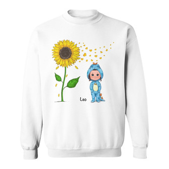 Cute Dinosaur Costume Personalized Sweatshirt - Gift for Kids - Thegiftio UK