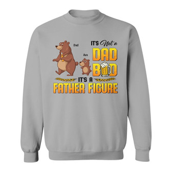 Dad Bod Bear And Kids Custom Sweatshirt - Father's Day Gift - Thegiftio UK