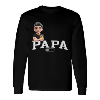 Dad Grandpa Since 3D Effect Custom Long Sleeve Shirt - Gift for Dad - Thegiftio UK