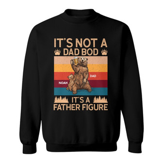 Daddy Bear Not Dad Bod Custom Sweatshirt - Father's Day Gift - Thegiftio UK