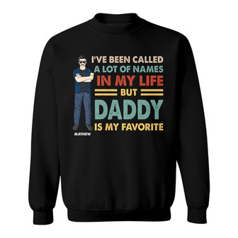 Daddy Is My Favorite Custom Sweatshirt - Gift for Father - Thegiftio UK