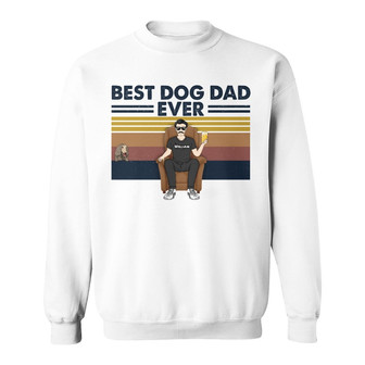 Dog Dad The Man The Myth Custom Sweatshirt - Gift for Dog Lover - Thegiftio UK