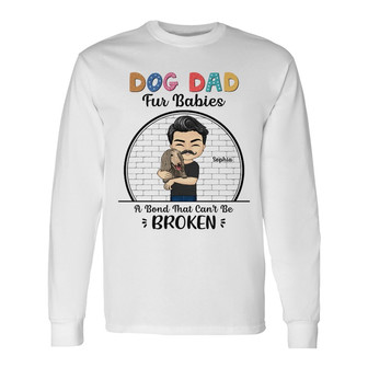 Dog Lovers Chibi A Bond That Can't Be Broken Custom Long Sleeve Shirt - Thegiftio UK