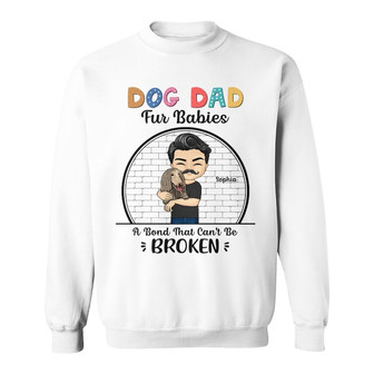 Dog Lovers Chibi A Bond That Can't Be Broken Custom Sweatshirt - Thegiftio UK