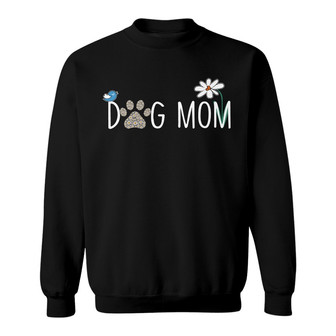 Dog Mom Daisy Personalized Sweatshirt - Gift for Dog Moms - Thegiftio UK