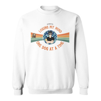 Dog Mom Dog Dad Losing My Mind Custom Sweatshirt - Thegiftio UK