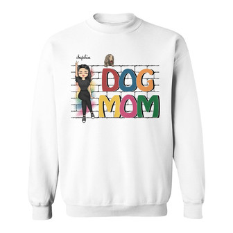 Dog Mom Personalized Sweatshirt - Gift for Dog Lovers - Thegiftio UK