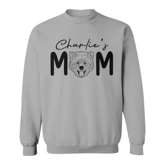Dog Mom Simple Dog Head Custom Sweatshirt - Gift for Dog Lovers - Thegiftio UK