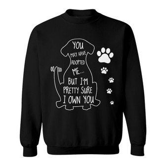 Dogs Own You Personalized Sweatshirt - Gift for Dog Lovers - Thegiftio UK