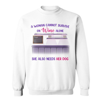 Doll Girl Cannot Survive On Wine Alone Custom Sweatshirt - Gift - Thegiftio UK