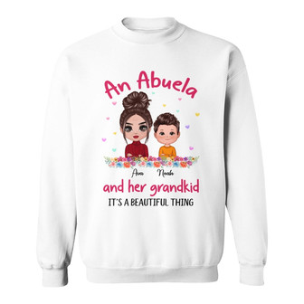 Doll Grandma & Grandkids Custom Sweatshirt - Gift for Grandma - Thegiftio UK