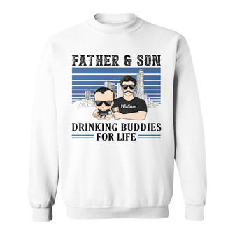 Drinking Buddies For Life Custom Sweatshirt - Gift for Family - Thegiftio UK