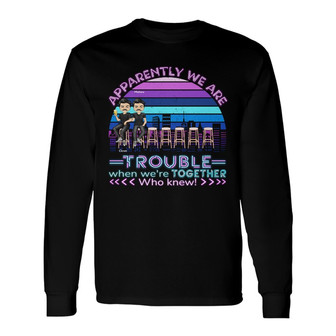 Drinks Well With Others Custom Long Sleeve Shirt - Gift for Besties - Thegiftio UK