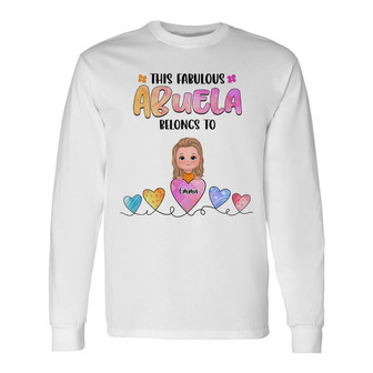 Fabulous Mom Grandma Colorful Belongs To Custom Shirt - Gift - Thegiftio UK
