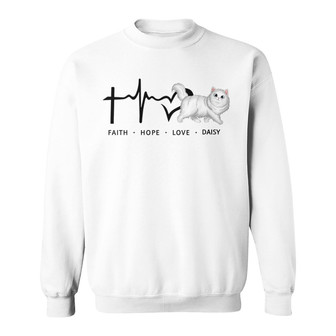 Faith Hope Love Walking Cats Custom Sweatshirt - Gift for Cats - Thegiftio UK