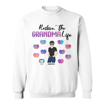 Family Rockin' The Mama Life Custom Sweatshirt - Mother Gift - Thegiftio UK