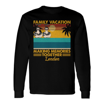 Family Vacation Making Memories Together Custom Long Sleeve Shirt - Thegiftio UK