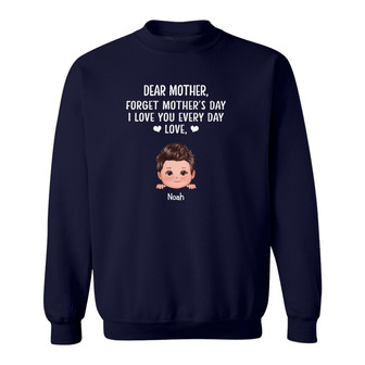 Forget Mother's Day Peeking Doll Kid Custom Sweatshirt - Gift - Thegiftio UK