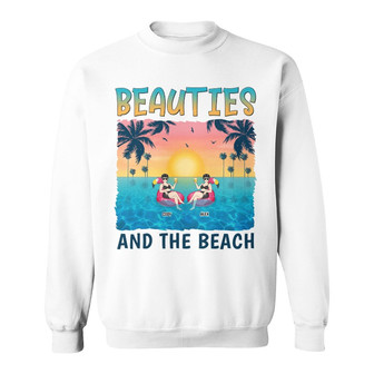 Friendship Beauties Beach Custom Sweatshirt - Gift For Bestie - Thegiftio UK