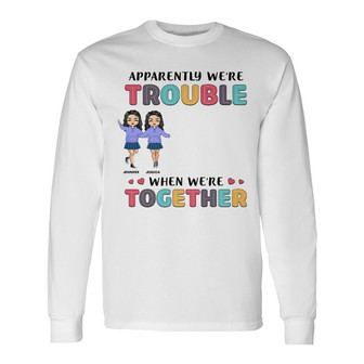 Friendship Bestie Forever Custom Long Sleeve Shirt - Gift for Bestie - Thegiftio UK