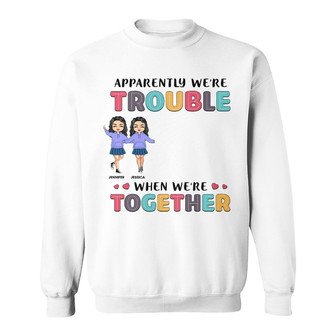 Friendship Bestie Forever Custom Sweatshirt - Gift for Bestie - Thegiftio UK