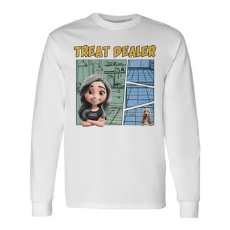 Funny Comic Pet Lover Custom Long Sleeve Shirt - Gift for Pet Lovers - Thegiftio UK