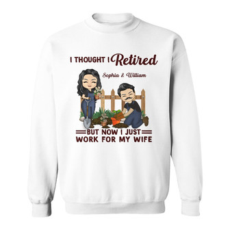 Funny Retirement I Thought I Retired Custom Sweatshirt - Gift - Thegiftio UK