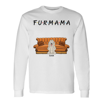 Fur Mama Personalized Long Sleeve Shirt - Perfect Gift for Fur Moms - Thegiftio UK