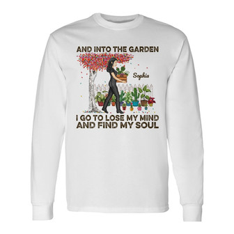 Garden Girl Who Really Loved Gardening Custom Long Sleeve Shirt - Gift - Thegiftio UK