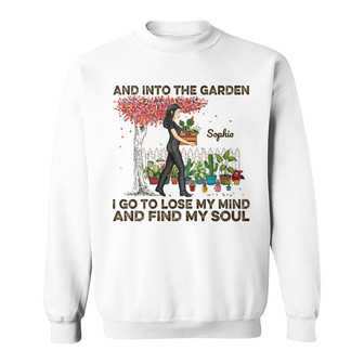 Garden Girl Who Really Loved Gardening Custom Sweatshirt - Gift - Thegiftio UK