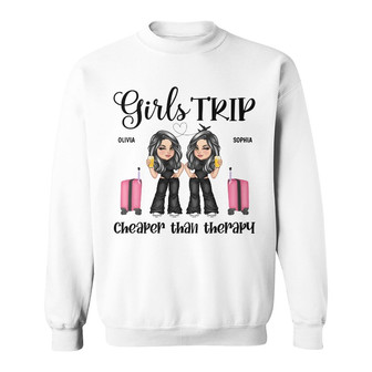 Girls Trip Y2K Personalized Sweatshirt - Gift for Bestie - Thegiftio UK
