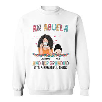 Grandma Grandkid Colorful Pattern Custom Shirt - Thegiftio UK