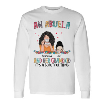 Grandma Grandkid Colorful Pattern Custom Shirt - Thegiftio UK