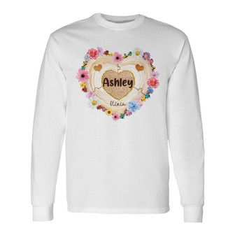Grandma Heart Pieces Personalized Long Sleeve Shirt - Gift for Grandma - Thegiftio UK