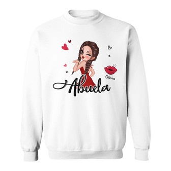 Grandma Kisses Gift Personalized Sweatshirt - Gift for Grandma - Thegiftio UK