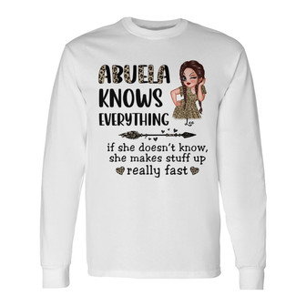 Grandma Knows Everything Leopard Sassy Custom Shirt - Gift - Thegiftio UK
