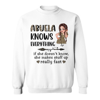 Grandma Knows Everything Leopard Sassy Custom Shirt - Gift - Thegiftio UK