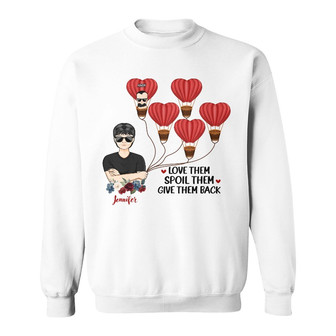 Grandma Life Love Them Spoil Them Custom Sweatshirt - Thegiftio UK