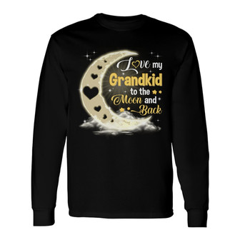 Grandma Moon Personalized Long Sleeve Shirt - Mother's Day Gift - Thegiftio UK