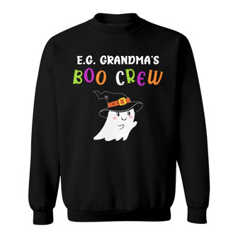 Grandma's Boo Crew Cute Ghost Custom Sweatshirt - Family Gift - Thegiftio UK