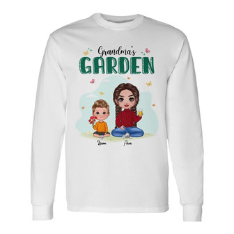 Grandma's Garden Birth Month Flowers Custom Shirt - Gift - Thegiftio UK