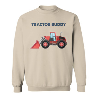 Grandpa Tractor Buddies Custom Sweatshirt - Gift for Grandpa - Thegiftio UK