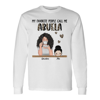 Half Leopard Pattern Favorite People Call Me Grandma Custom - Thegiftio UK
