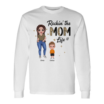 Half Leopard Rockin The Mom Grandma Auntie Life Custom - Thegiftio UK
