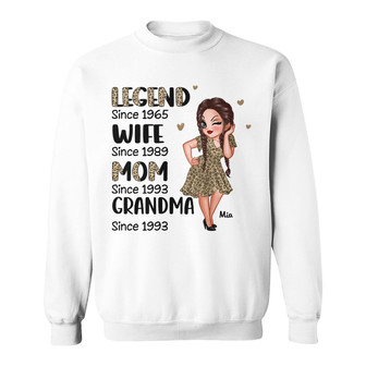 Half Leopard Sassy Woman Custom Sweatshirt - Gift for Grandma - Thegiftio UK