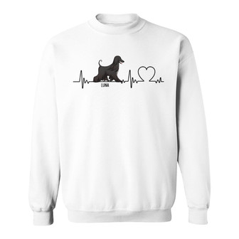 Heart Beat One Dog Walking Custom Sweatshirt - Dog Lovers Gift - Thegiftio UK