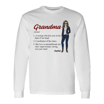 Her Love Is Unconditional Custom Long Sleeve Shirt - Gift for Mom - Thegiftio UK