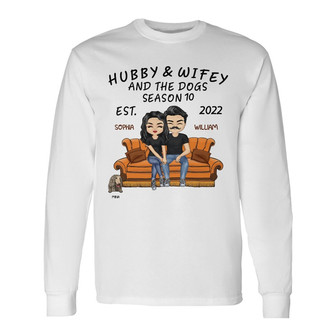 Hubby And Wifey Season Custom Long Sleeve Shirt - Anniversary Gift - Thegiftio UK