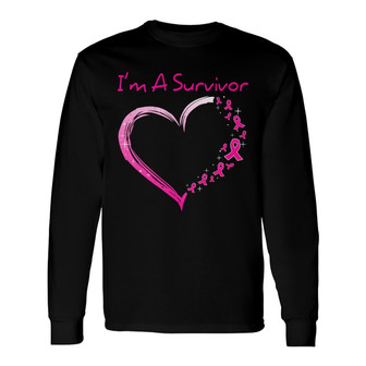 I Am A Survivor Breast Cancer Custom Long Sleeve Shirt - Gift for Her - Thegiftio UK