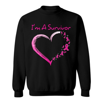 I Am A Survivor Breast Cancer Custom Sweatshirt - Gift for Her - Thegiftio UK